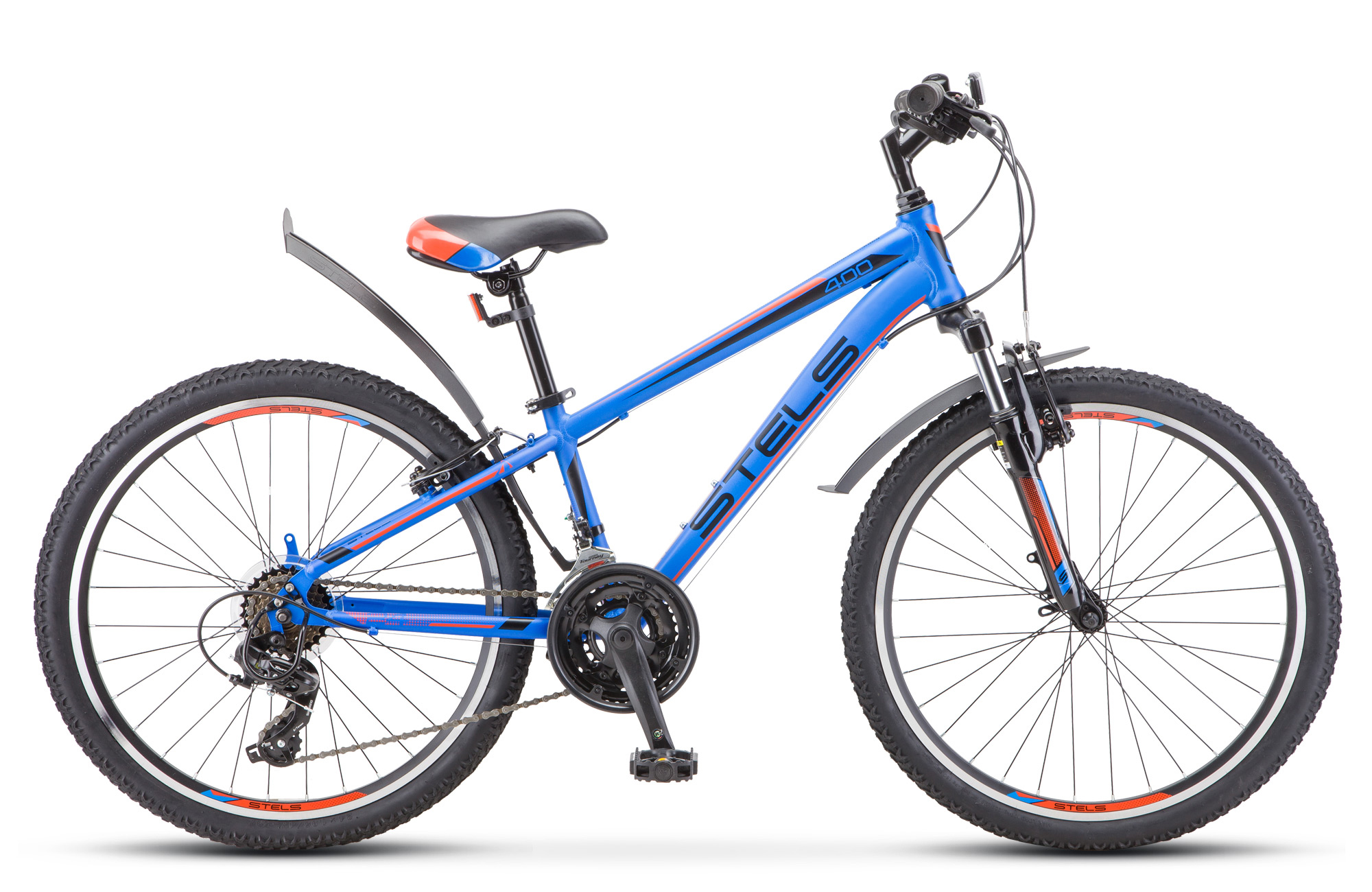 

Велосипед STELS Navigator-400 V 24" синий/красный V040
