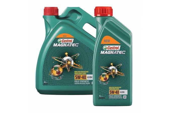

Моторное масло CASTROL Magnatec 5W40 A3/B4 синтетика (DUALOCK) 4 + 1л