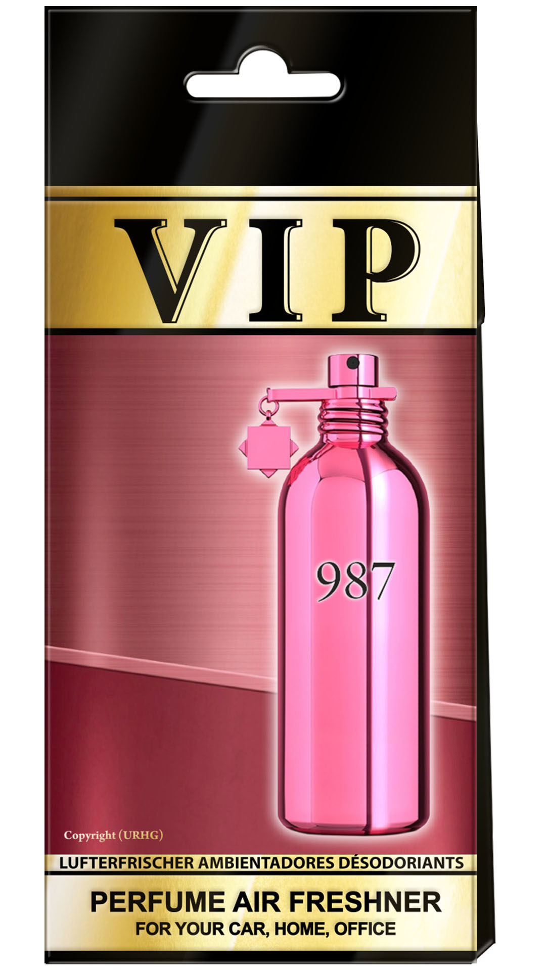 

Ароматизатор CARIBI подвесной картонный "VIP" Montale "Roses Musk"