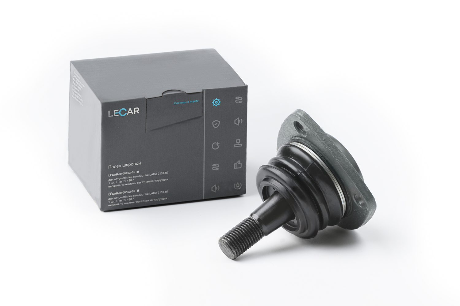 

Опора шаровая ВАЗ-2101-07, Иж-27175 верх., 2121 (..-09г) верх. (низ) закатная без креп.