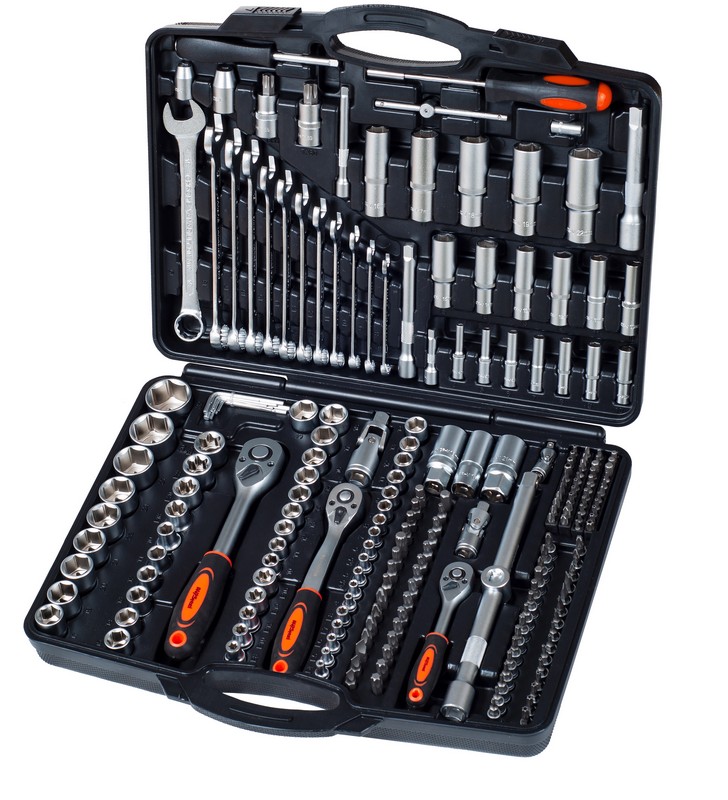 

Набор инструментов AV Steel AV-011219 1/4",3/8",1/2" 219 предметов