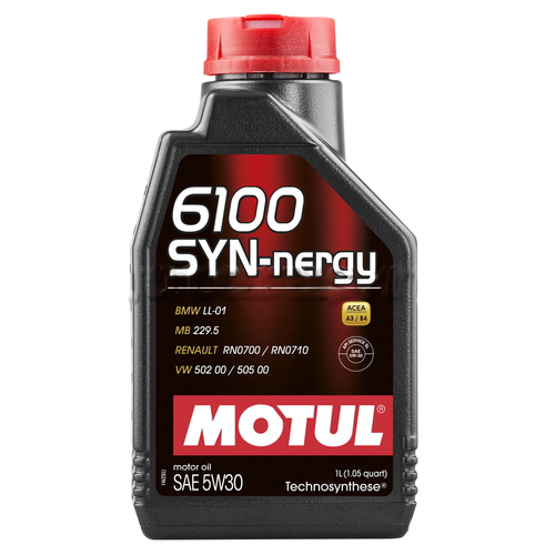 

Масло моторное MOTUL 6100 Syn-Nergie 5W30 синтетика (1 л)