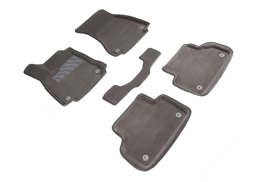 

Коврики салона Seintex 3D AUDI A4(B9) ворсовые серые комп 4 шт