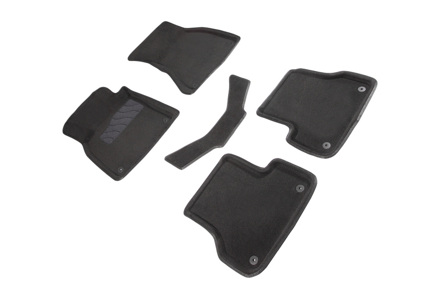 

Коврики салона Seintex 3D AUDI A6 (C7) ворсовые черные комп 4 шт