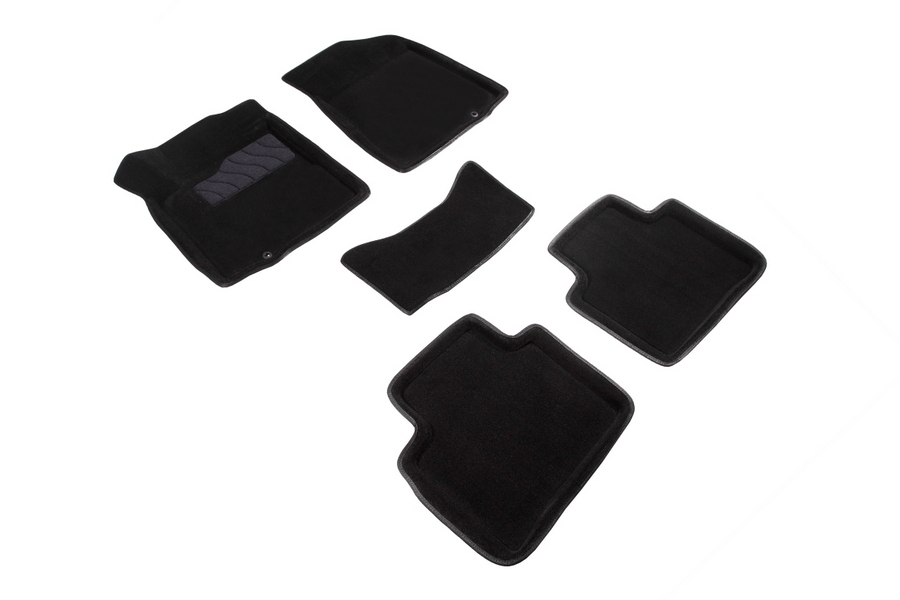 

Коврики салона Seintex 3D NISSAN Teana II 2008-2014 ворсовые черные комп 4 шт