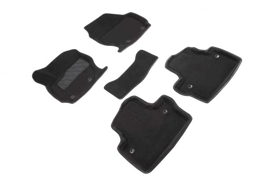 

Коврики салона Seintex 3D VOLVO XC-70 ворсовые черные комп 4 шт