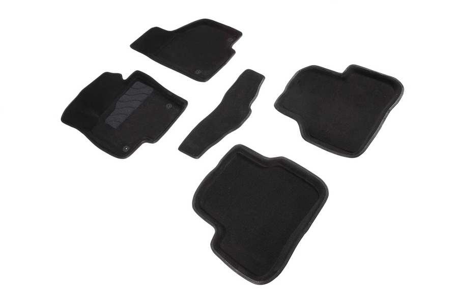 

Коврики салона Seintex 3D VOLKSWAGEN Passat B7/CC 2011-2015 ворсовые черные комп 4 шт