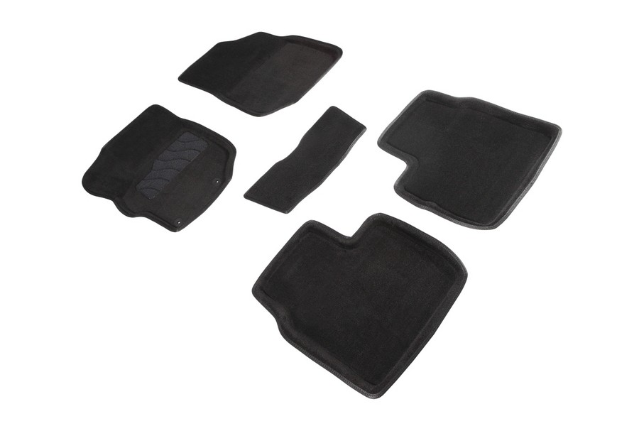 

Коврики салона Seintex PEUGEOT 206 1998-2012 ворсовые черные комп 4 шт