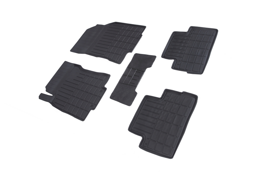 

Коврики салона Seintex NISSAN QASHQAI II R16 резиновые черные комп 4 шт