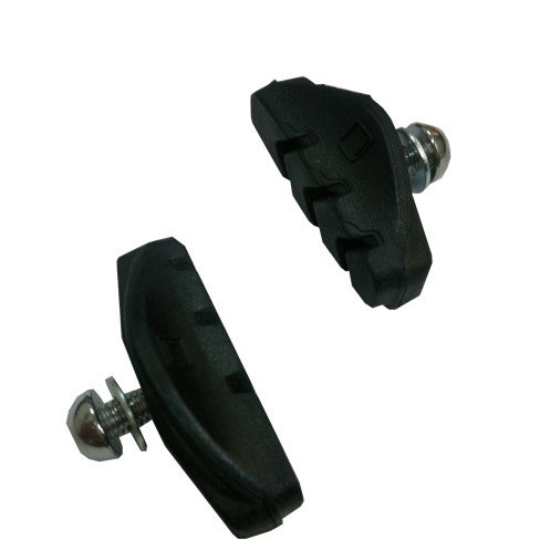 

Колодка тормозная (вело) для ободного тормоза V-Brake 50мм шоссе/BMX (ALHONGA) черный 2 шт