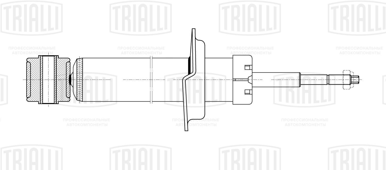 

Амортизатор ВАЗ-2170 задний усил. (TRIALLI), AH01523