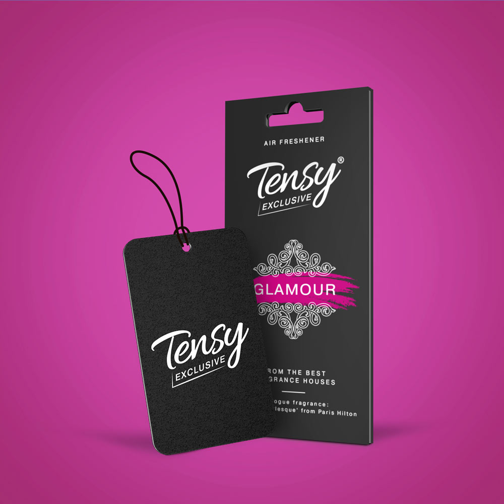 

Ароматизатор подвесной картонный Гламур Tensy