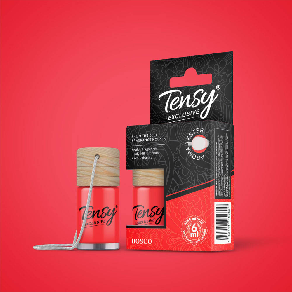 

Ароматизатор подвесной бутылочка Боско Tensy