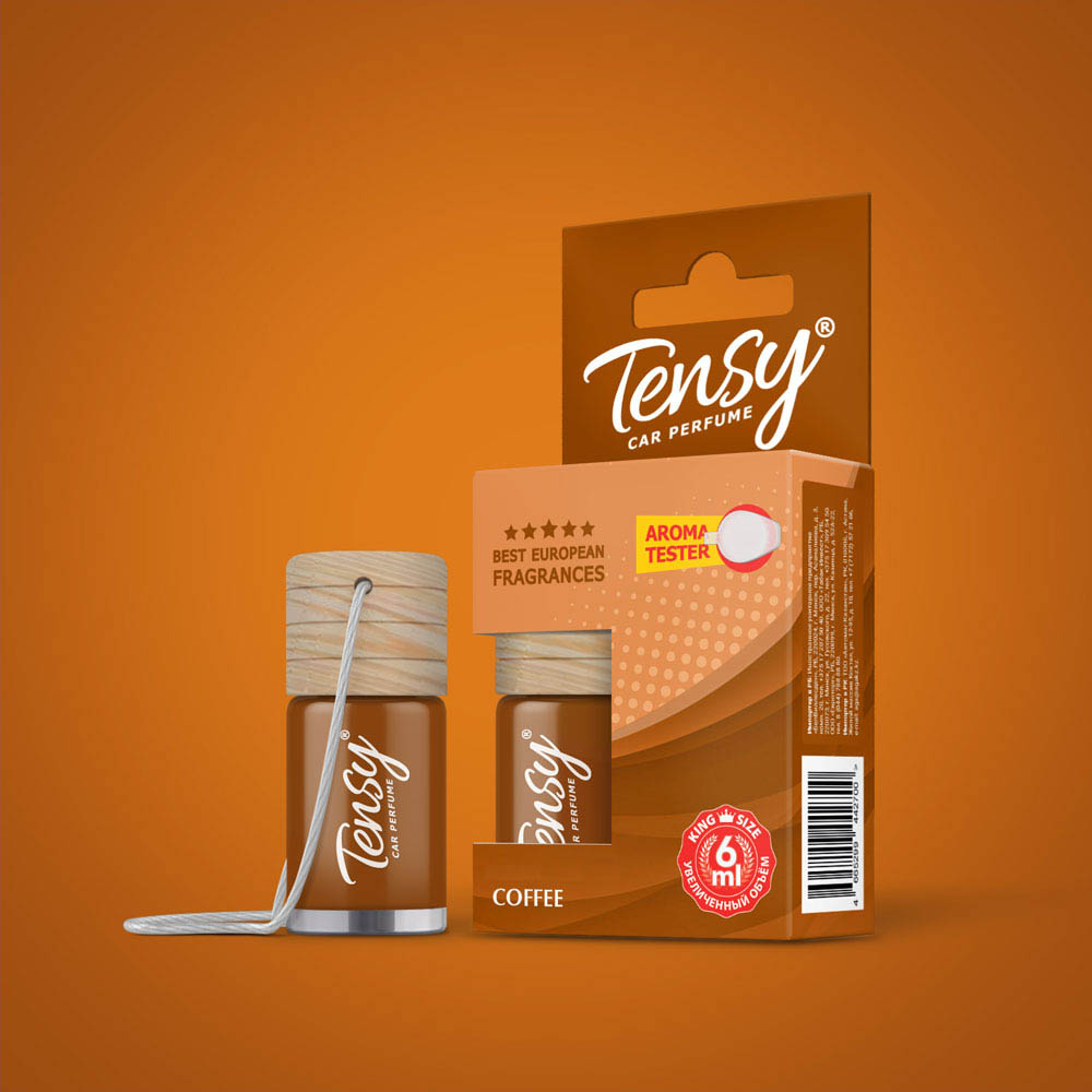 

Ароматизатор подвесной бутылочка Кофе Tensy