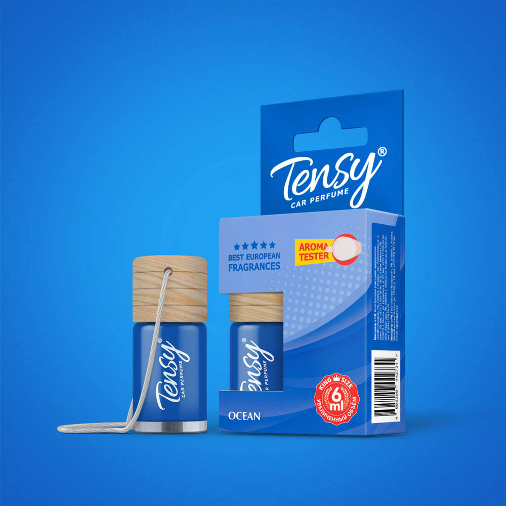 

Ароматизатор подвесной бутылочка Океан Tensy