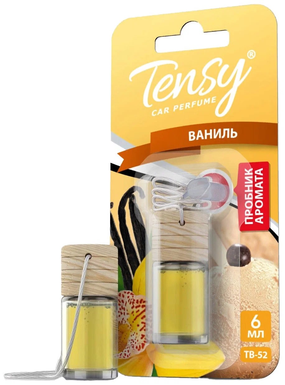 

Ароматизатор подвесной бутылочка Ваниль Tensy
