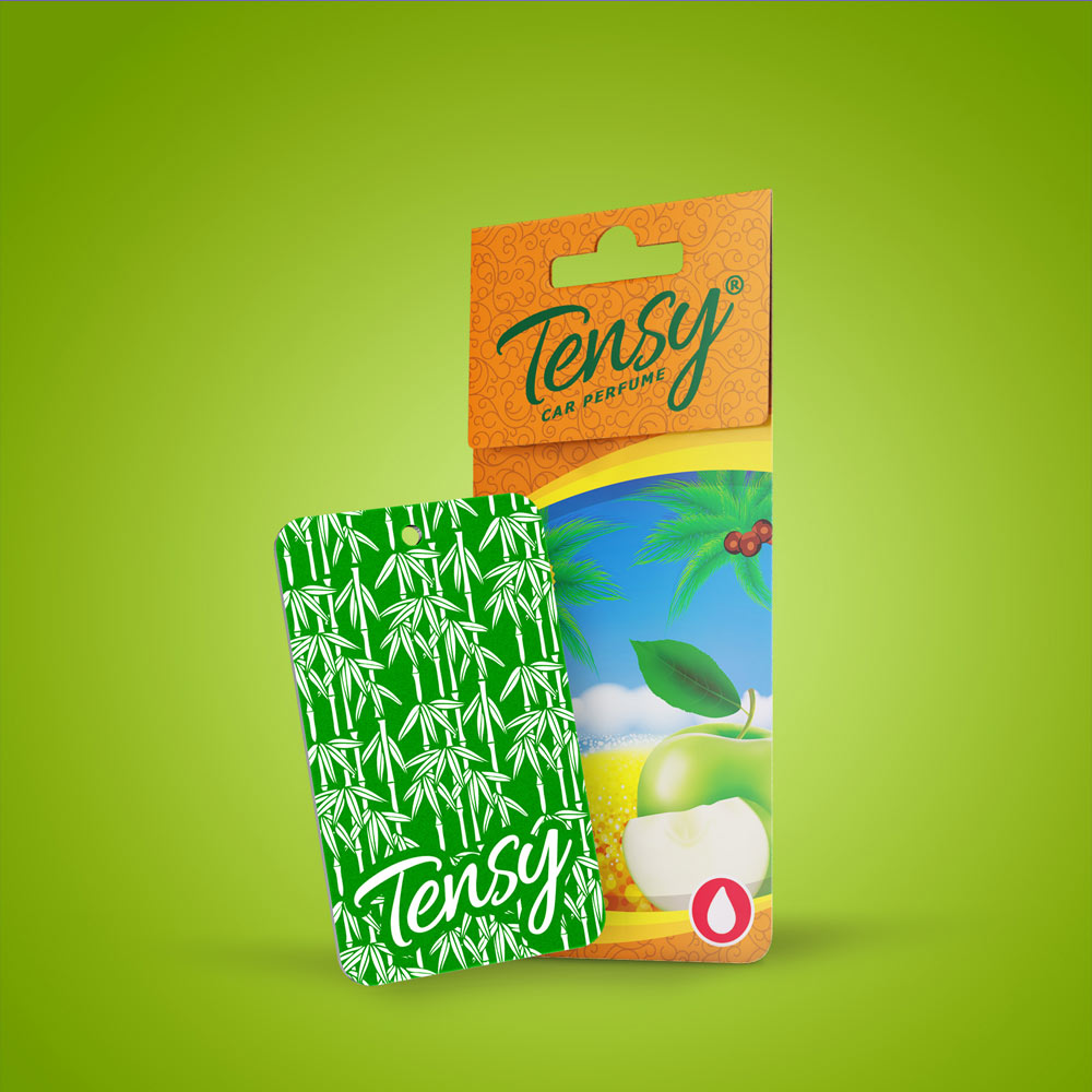 

Ароматизатор подвесной картонный Яблоко Tensy