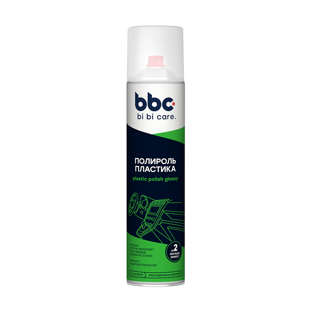 

Полироль пластика BiBiCare Plastic Polish Glossy 400 мл