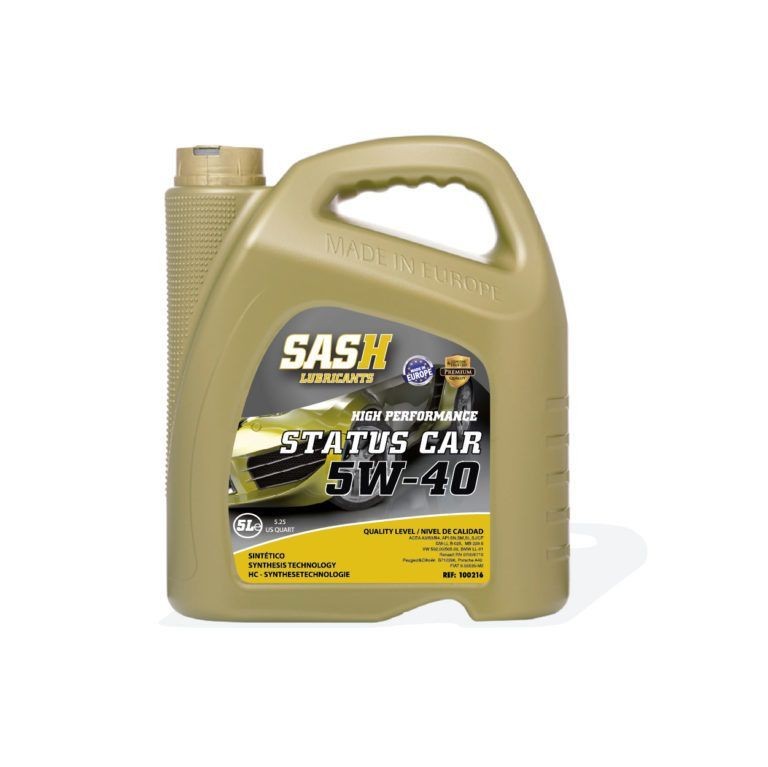 

Масло моторное SASH Status Car 5W40 A3/B4 синтетическое 4 л