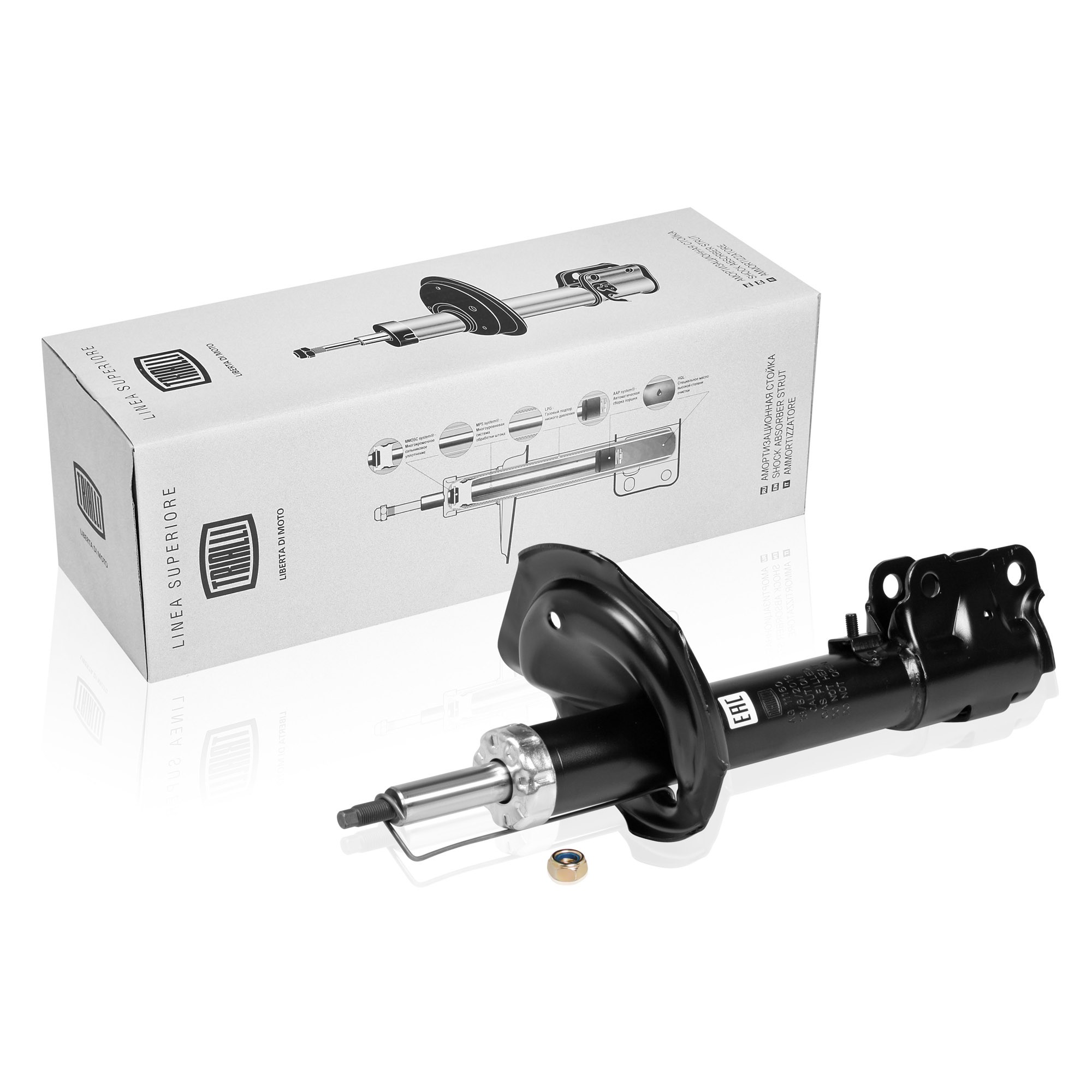

Амортизатор MITSUBISHI ASX (10-)/PEUGEOT 4008 (12-) (стойка) передний лев. газ. (TRIALLI)
