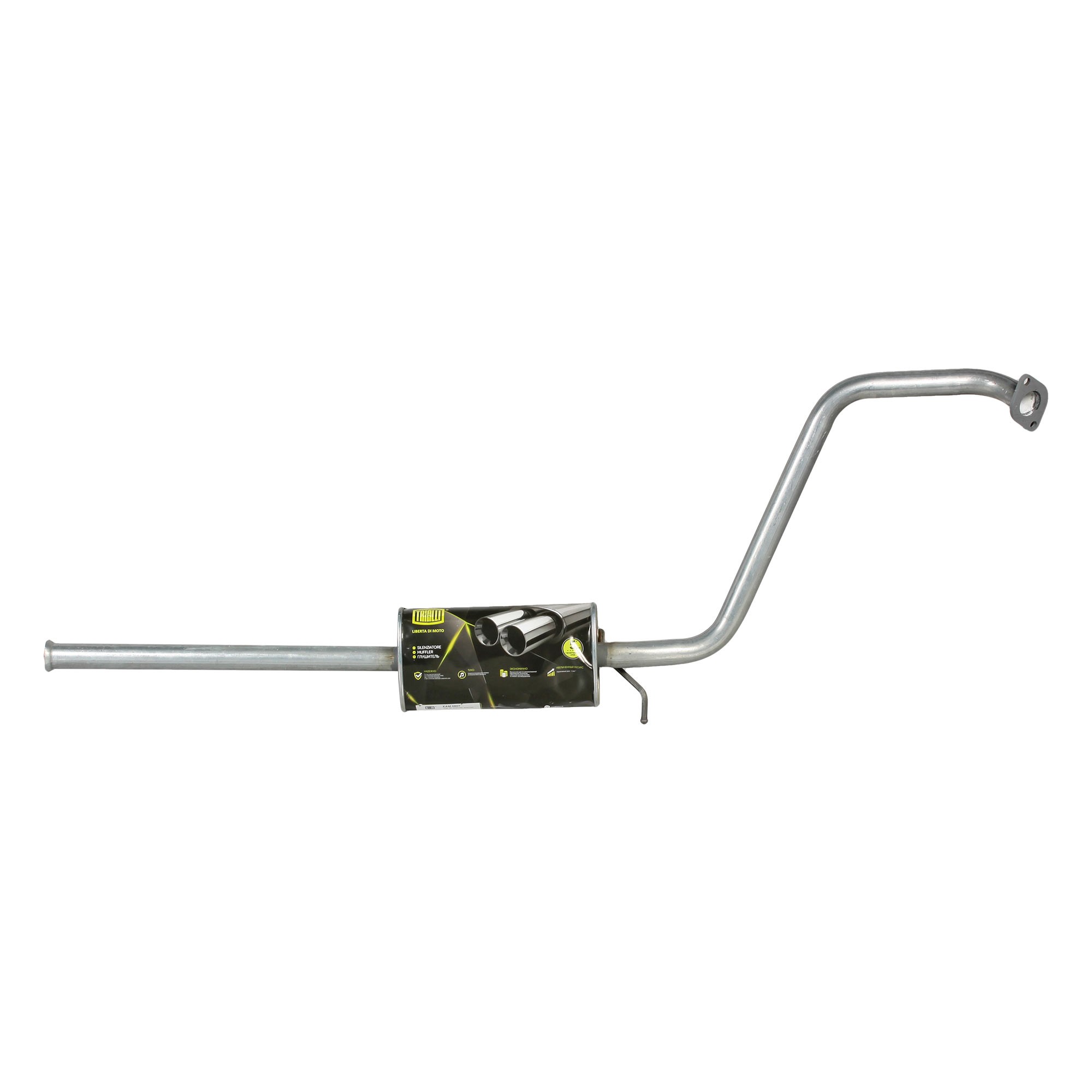 

Резонатор HYUNDAI Getz (02-) 1.1i/1.3i нерж.алюм сталь (TRIALLI)