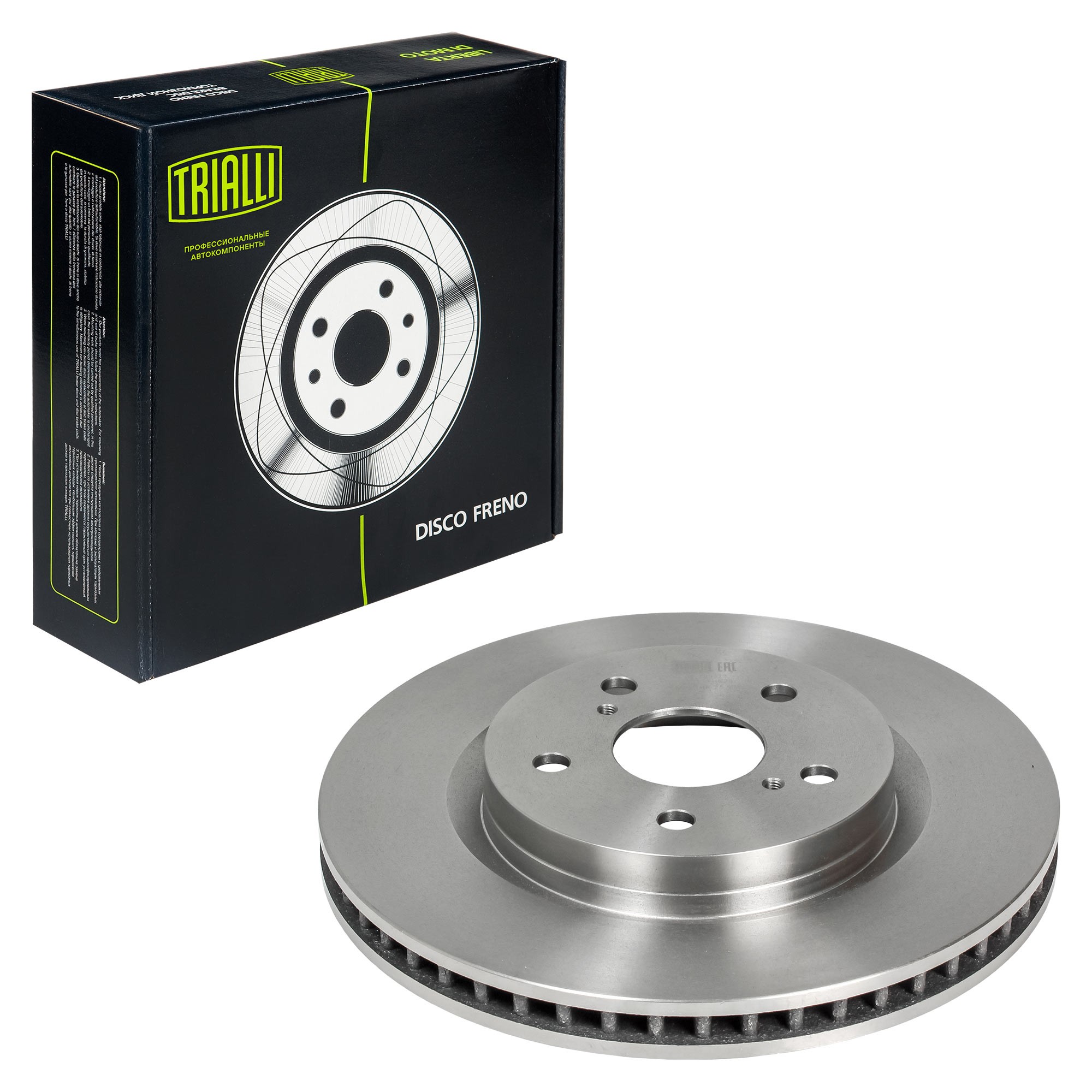 

Диск тормозной TOYOTA Camry (18-)/RAV 4 (18-) передний d=305 (TRIALLI)