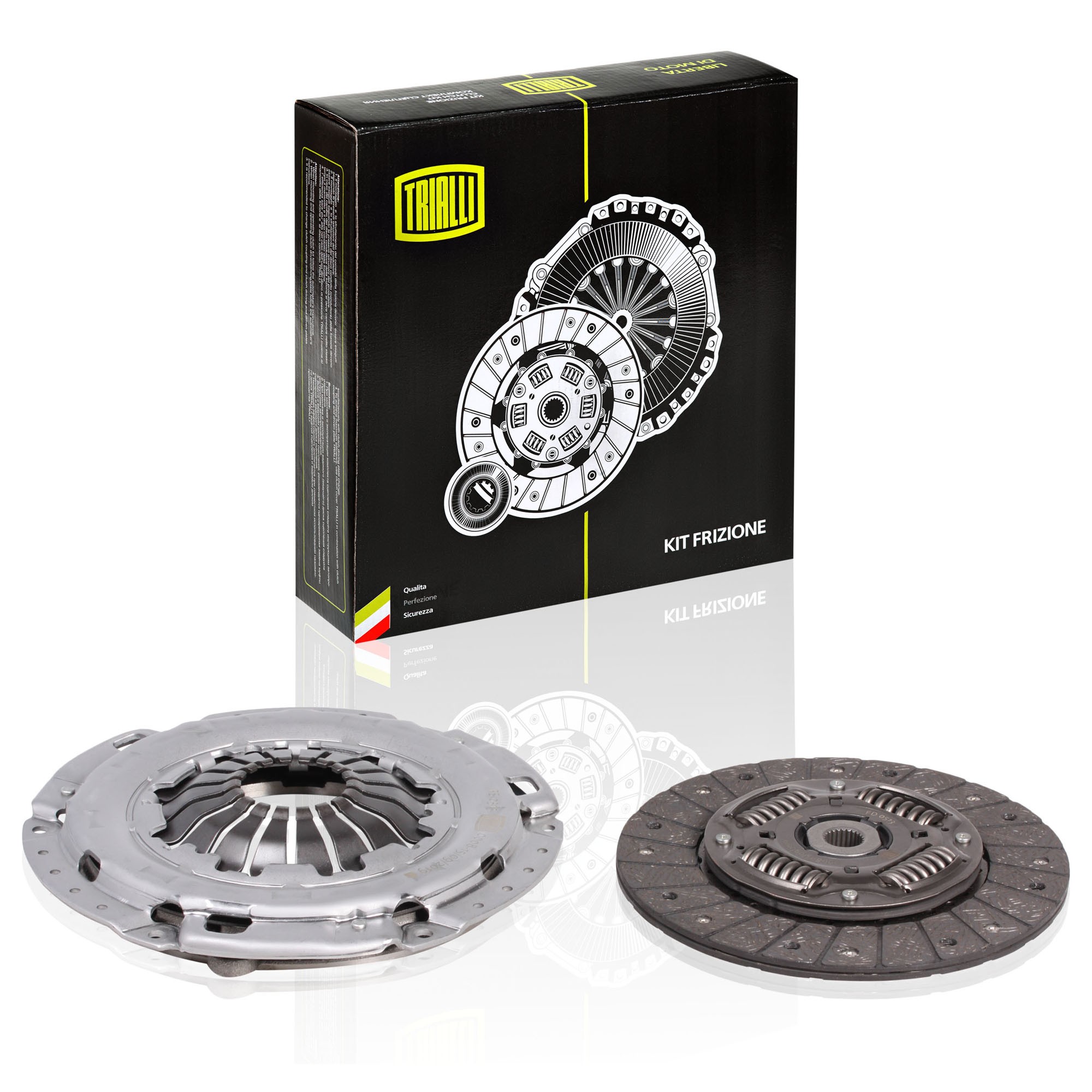 

Сцепление в сборе CHEVROLET Cruze (09-) 1.6i/1.8i (кмп. без муфты) (TRIALLI)