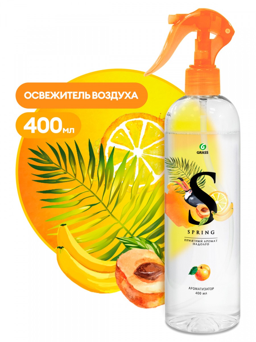 

Освежитель воздуха жидкий Spring (Grass) 400мл