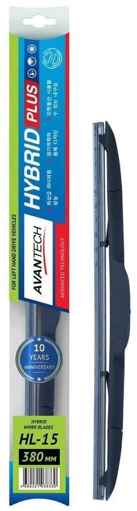 

Щетка стеклоочистителя 380мм гибридная AVANTECH Hybrid
