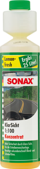 

Очиститель стекол SONAX лимон концентрат 250мл