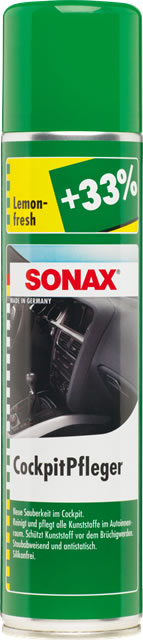 

Полироль-очиститель пластика SONAX "Глянцевый эффект" лимон аэрозоль 400мл