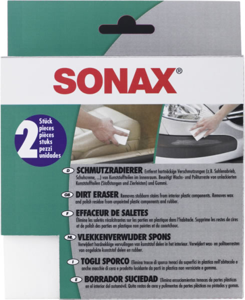 

Губка SONAX для пластика очищающая 2шт
