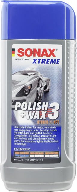 

Полироль кузова SONAX NanoPro Xtreme для новых покрытий №3 250мл