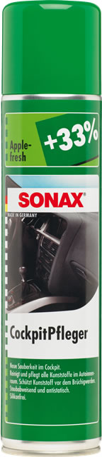 

Полироль-очиститель пластика SONAX "Глянцевый эффект" яблоко аэрозоль 400мл