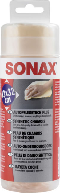 

Салфетка SONAX из искусcтвенной замши в тубе 32х43 см