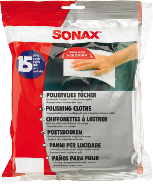 

Салфетки SONAX для полировки 15шт