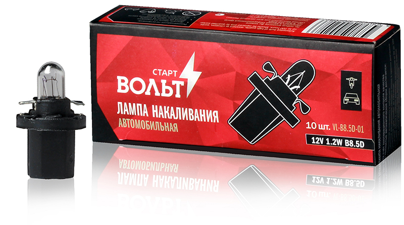 

Лампа накаливания СтартВольт BAX 12V 1,2W белая