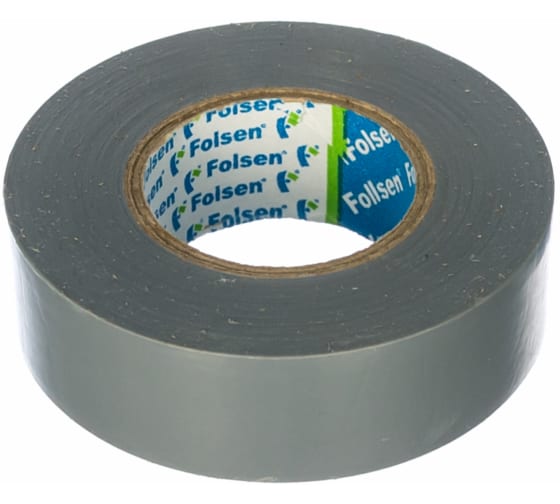 

Изолента 19мм x20м серая (Folsen) 012506