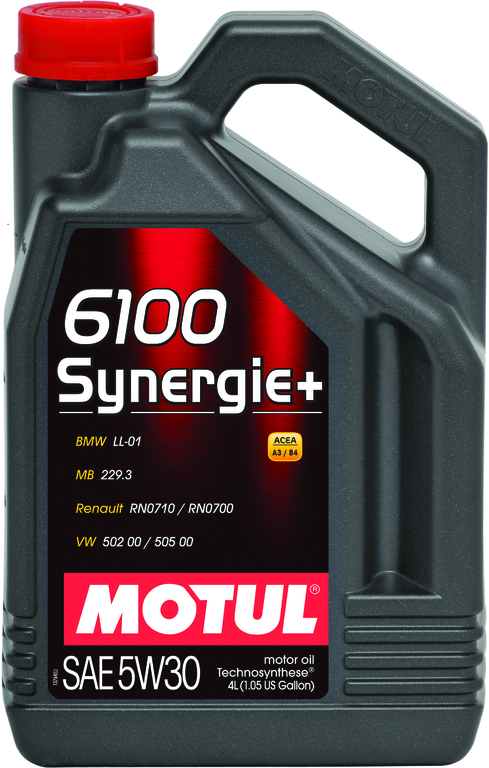 

Моторное масло MOTUL 6100 SYNERGIE+ 5W30 полусинтетическое 4л