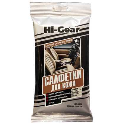 

Салфетки влажные для кожи Hi Gear HG5600N 20шт