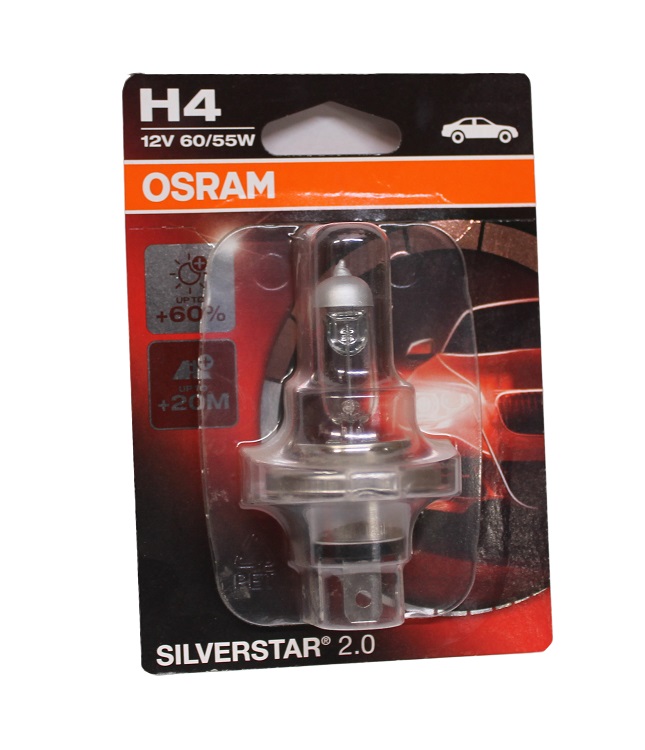

Галогенная лампа OSRAM Silverstar H4 12V 60/55W