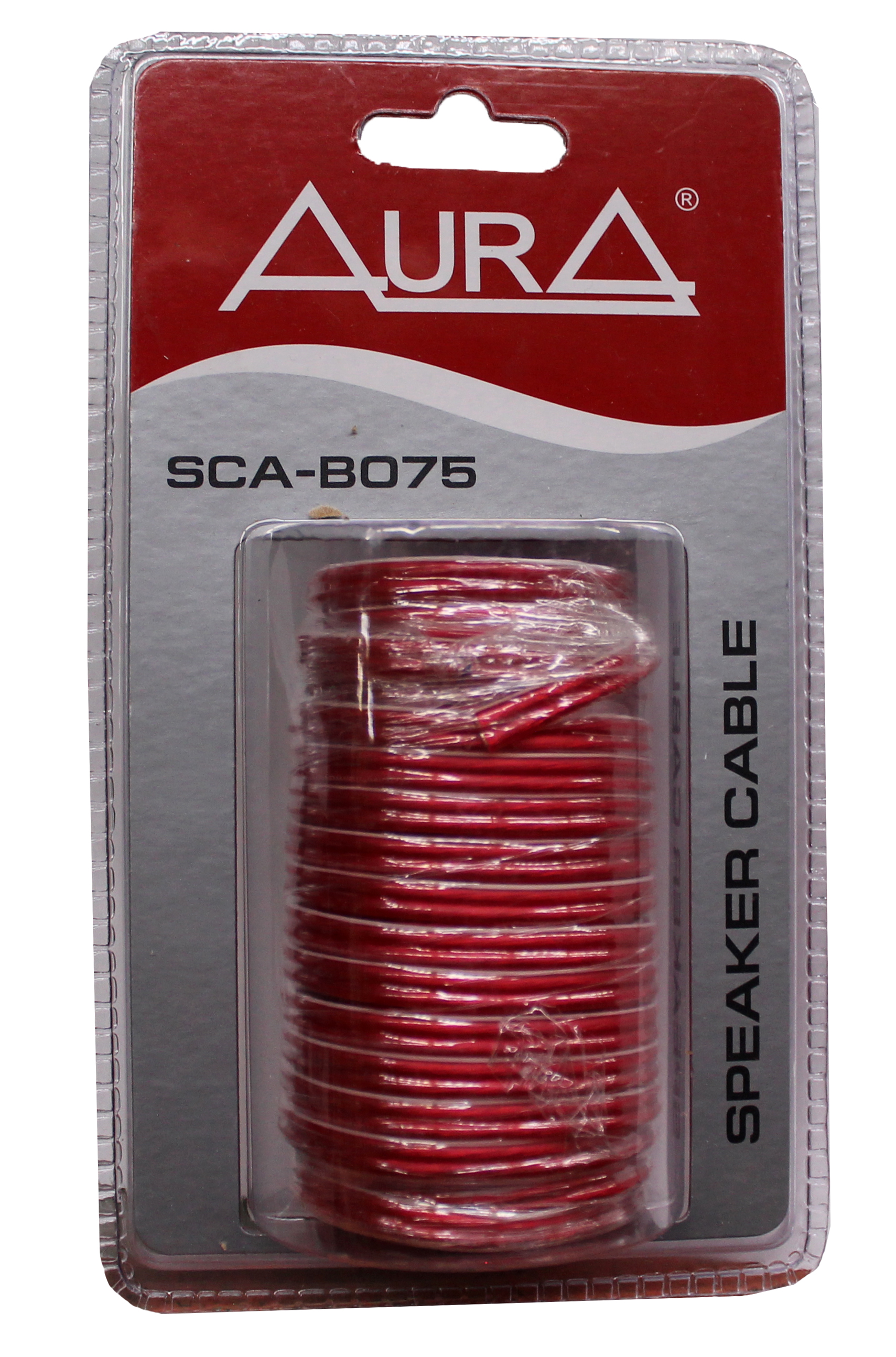 

Кабель акустический SCE-B075 18AWG d 0,75 мм AURA 10 м красный прозрачный