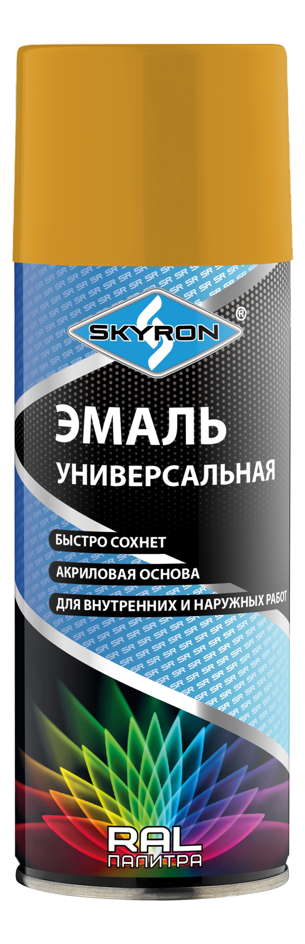 

Краска-спрей Элтранс SKYRON RAL1007 темно-желтая 520мл, SKYRON RAL1007