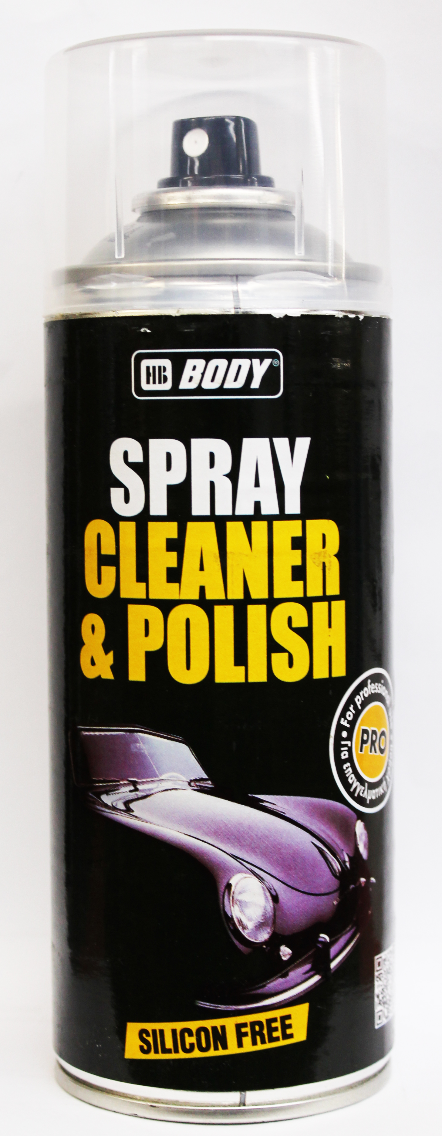 

Очиститель-полироль кузова BODY CLEANER & POLISH аэрозоль черный 400мл