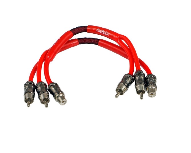 

Кабель AURA RCA-CY12 Y 1 мама-2 папы 0,2м (комплект 2 шт)
