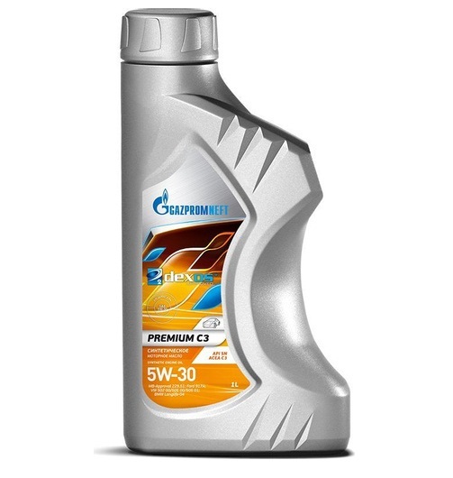 

Масло моторное Gazpromneft Premium C3 5W30 SN синтетическое 1 л