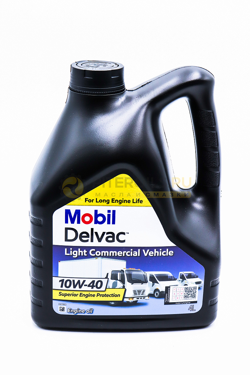 

Моторное масло Mobil Delvac LCV 10W40 полусинтетическое 4л
