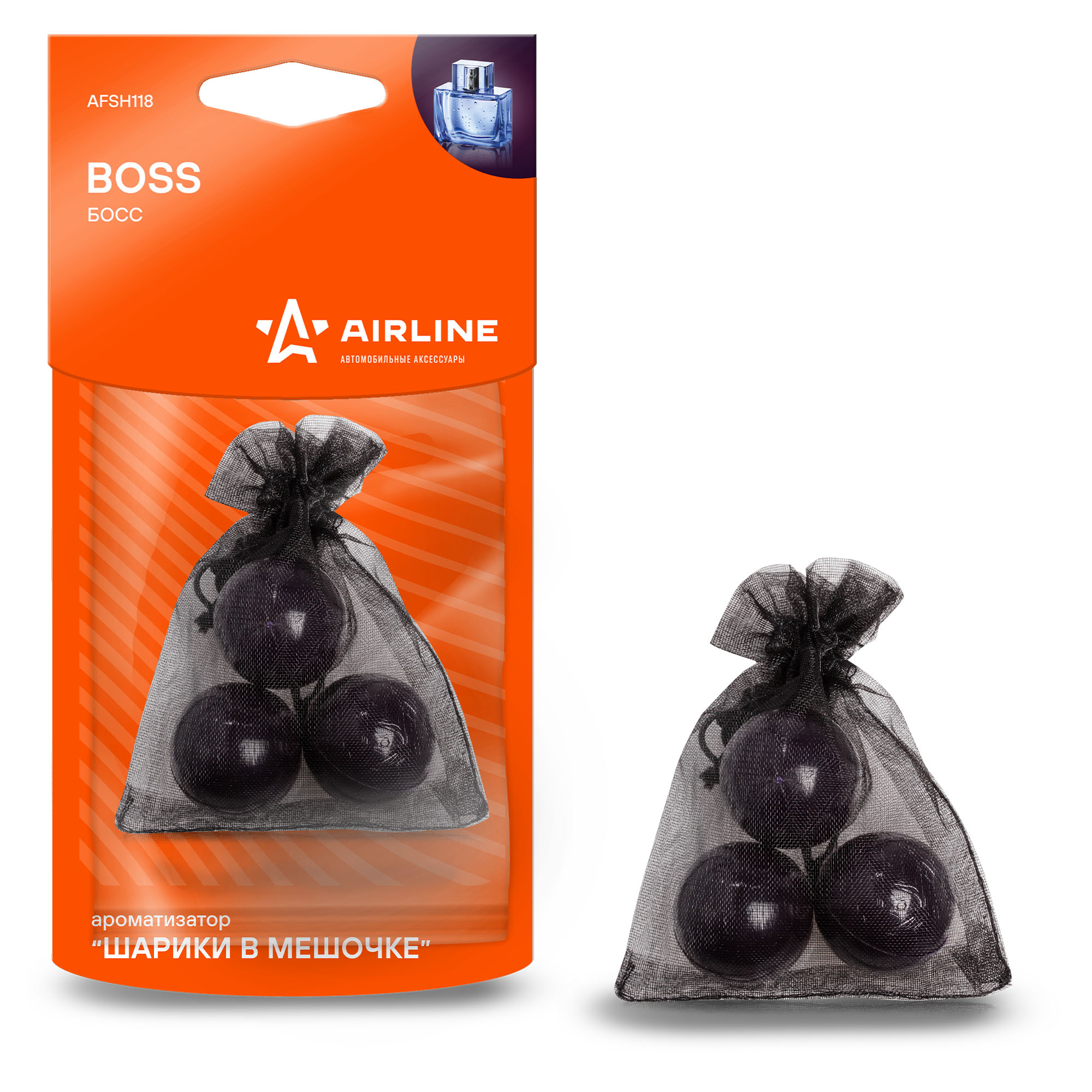 

Ароматизатор "Шарики в мешочке" boss (AIRLINE) AFSH118