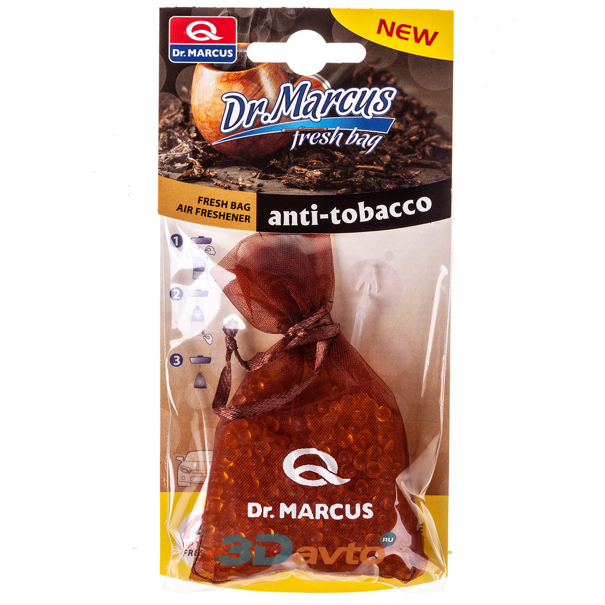 

Ароматизатор подвесной "Fresh Bag" Anti-tobacco (Dr.MARCUS)