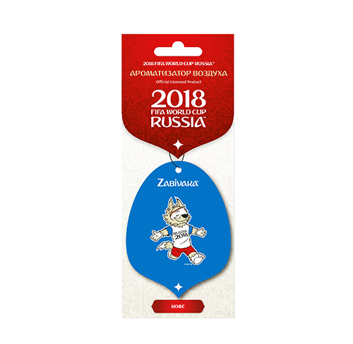 

Ароматизатор подвесной картонный "FIFA-2018" Забивака кофе (AURAMI) ZBV18-02, FIFA-2018